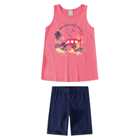 Conjunto Infantil Menina com Estampa Sorvetinho 1/3 - 111101 - Ascona