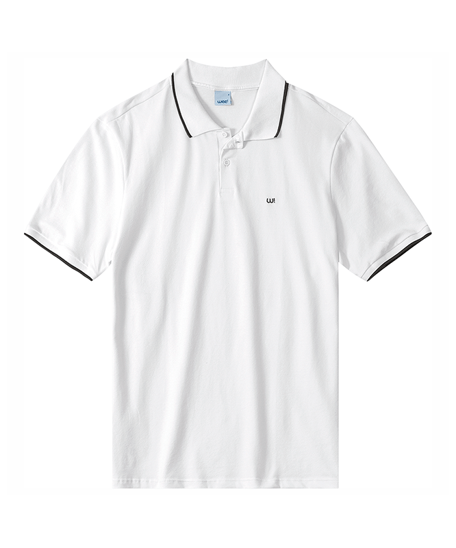 Camisa Polo Plus Size com Detalhe na Manga e na Gola PP/XGG