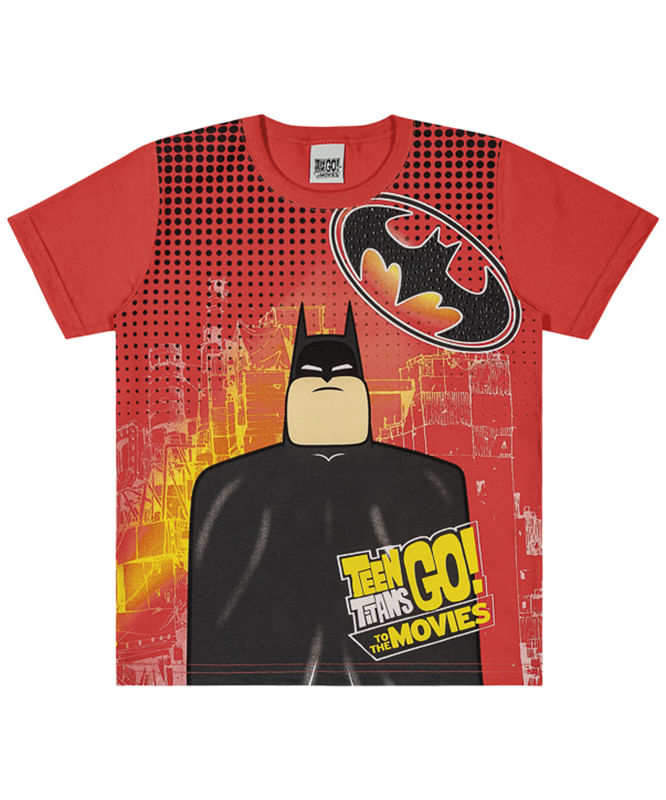 Camiseta Infantil Menino Com Estampa do Batman 4/10 - 29156 - Ascona