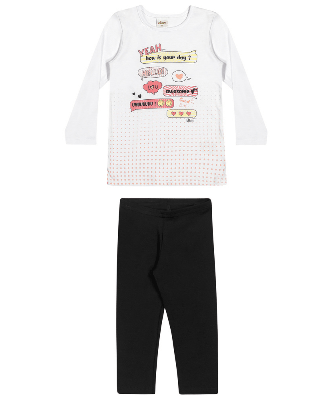 Compre Conjunto Infantil Blusa e Saia Social Balão Rosa na