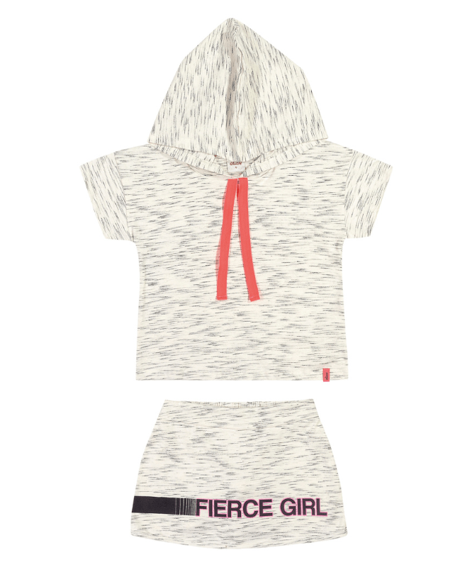 Conjunto Blusa e Short Elian Juvenil Menina Verão Fierce Girl 10