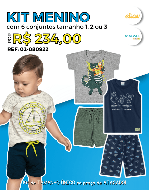 Roupas infantil malwee deals atacado
