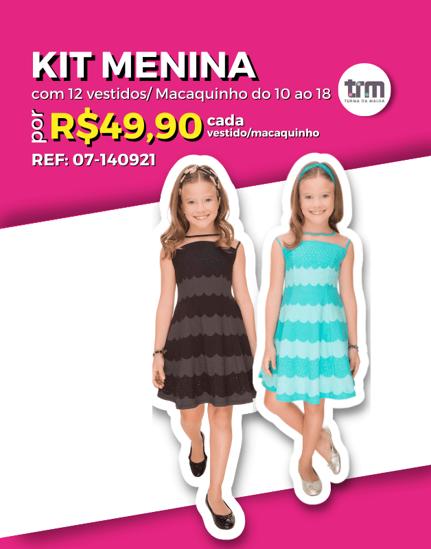 Vestidos em online atacado para revenda