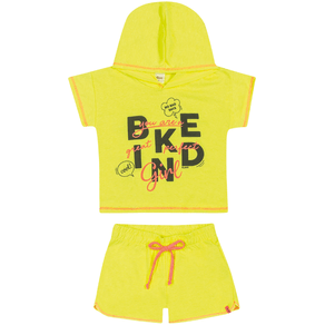 Conjunto Blusa e Short Elian Juvenil Menina Verão Fierce Girl 10/16 -  251481 - Ascona