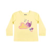 Blusa Alenice Infantil Menina Meia Estação com Estampa Funny Lhama 4/8 -  47170 - Ascona