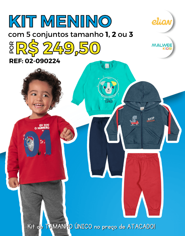 Atacado hot sale infantil inverno