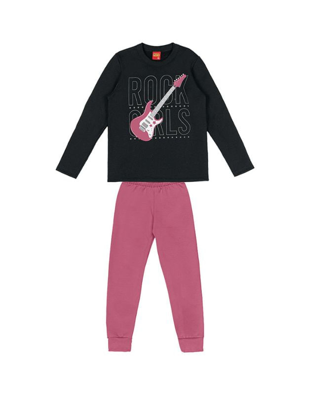Conjunto kyly Infantil Menina Inverno Estampa Frontal 4/8 - 208003