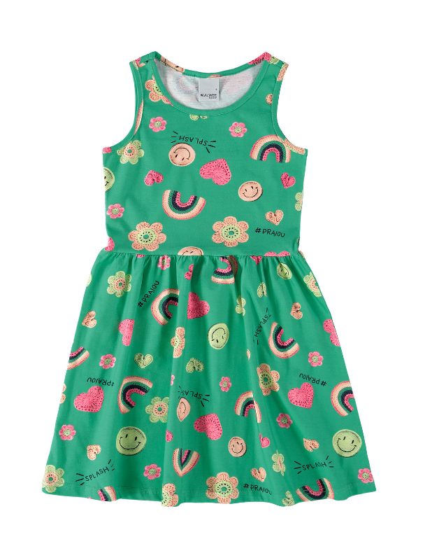 Vestido longo infantil shops malwee