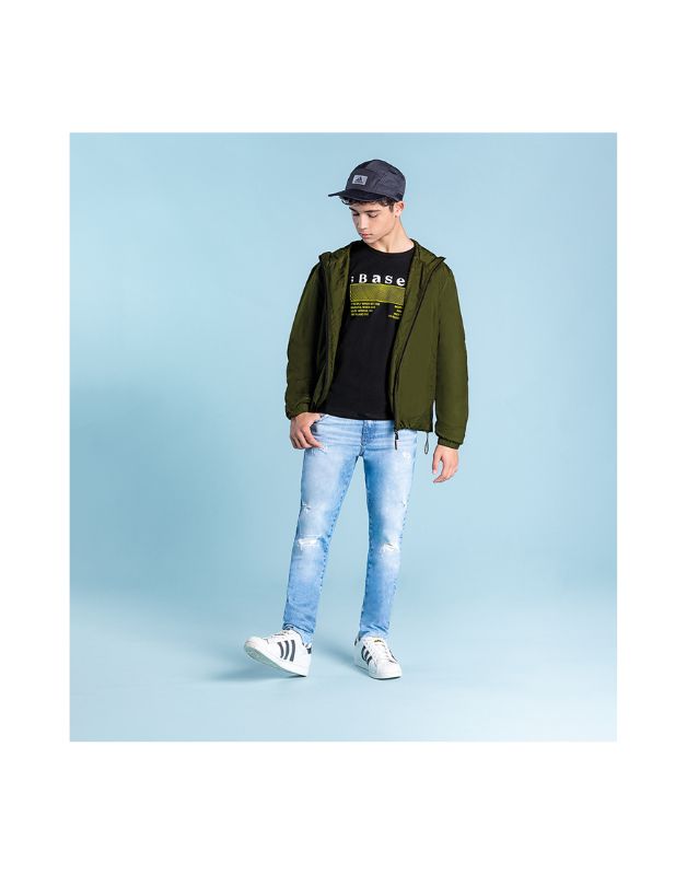 Camiseta Based Juvenil Menino Meia Estação 12/18 - 33257 - Ascona