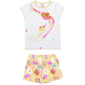 Pijama Alakazoo Juvenil Menina Verão com Estampa Fofa 12/16